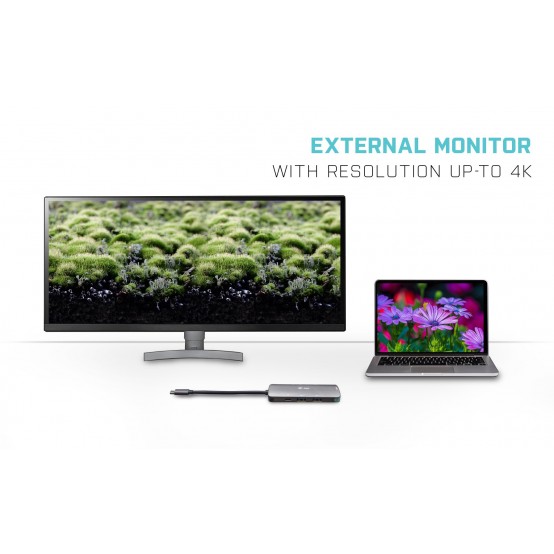 Docking Station iTec USB-C Metal Nano Dock 4K HDMI + Power Delivery 100 W C31NANODOCKPD