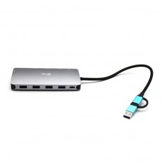 Docking Station iTec USB 3.0 USB-C/Thunderbolt 3x Display Travel Nano Dock with LAN + Power Delivery 100 W CANANOTDOCKPD 2