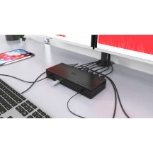 Docking Station iTec Universal USB 3.0/USB-C/Thunderbolt, Quattro 4K Display Docking Station + Power Delivery 100W CAQUATTRODOC