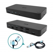 Docking Station iTec USB 3.0 / USB-C / Thunderbolt, 3x 4K Docking Station + Power Delivery 100W CATRIPLEDOCKPDPRO