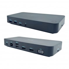 Docking Station iTec USB 3.0/USB-C/Thunderbolt, 3x Display Docking Station + Power Delivery 65W CATRIPLEDOCKVGAPD