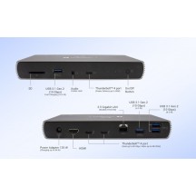Docking Station iTec Thunderbolt 4 Dual Display Docking Station + Power Delivery 96W TB4DUALDOCKPD