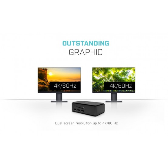Docking Station iTec USB4 Metal Docking station Dual 4K HDMI DP with Power Delivery 80 W + i-tec Universal Charger 112 W USB4DU