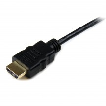 Cablu StarTech.com 2m Micro HDMI to HDMI Cable with Ethernet - 4K 30Hz Video - Durable High Speed Micro HDMI Type-D to HDMI 1.4