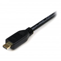 Cablu StarTech.com 2m Micro HDMI to HDMI Cable with Ethernet - 4K 30Hz Video - Durable High Speed Micro HDMI Type-D to HDMI 1.4