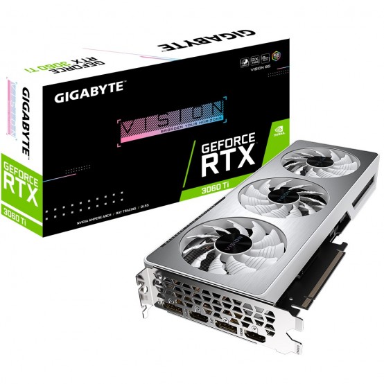 Placa video GigaByte GeForce RTX 3060 Ti VISION OC 8G GV-N306TVISION OC-8GD