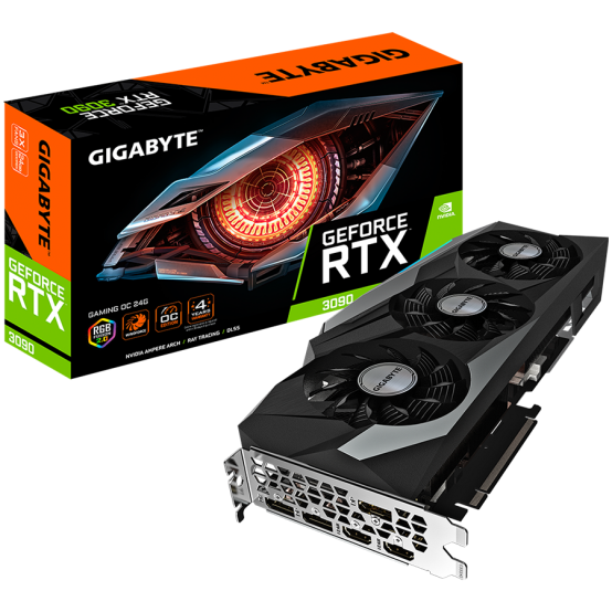 Placa video GigaByte GeForce RTX 3090 GAMING OC 24G GV-N3090GAMING OC-24GD