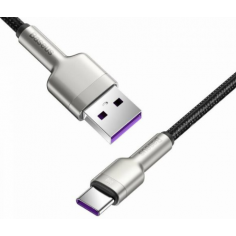Cablu Baseus Cafule Series, Fast Charging Data Cable pt. smartphone, USB la USB Type-C 66W, braided, 1m, negru CAKF000101 2