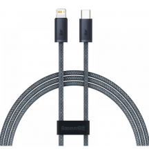 Cablu Baseus Dynamic Series, Fast Charging Data Cable pt. smartphone, USB Type-C la Lightning Iphone 20W, 1m, braided, gri CALD