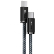 Cablu Baseus Dynamic Series, Fast Charging Data Cable pt. smartphone, USB Type-C la USB Type-C 100W, 1m, braided, gri CALD000216