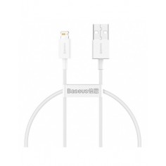 Cablu Baseus Superior, Fast Charging Data Cable pt. smartphone, USB la Lightning Iphone 2.4A, 0.25m, alb CALYS-02