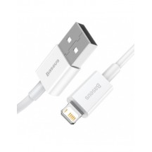 Cablu Baseus Superior, Fast Charging Data Cable pt. smartphone, USB la Lightning Iphone 2.4A, 0.25m, alb CALYS-02