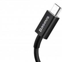 Cablu Baseus Superior, Fast Charging Data Cable pt. smartphone, USB la Micro-USB 2A, 1m, negru CAMYS-01
