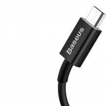 Cablu Baseus Superior, Fast Charging Data Cable pt. smartphone, USB la Micro-USB 2A, 2m, negru CAMYS-A01