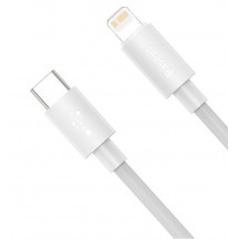 Cablu Baseus Simple Wisdom, Fast Charging Data Cable pt. smartphone, USB Type-C la Lighting iPhone PD 20W (2buc/set), 1.5m, alb