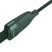 Cablu  Flash Series 3in1 USB to Type-C, Lightning, Micro-USB 66W, 1.2m - Green CA1T3-06