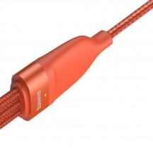 Cablu  Flash Series 3in1 USB to Type-C, Lightning, Micro-USB 66W, 1.2m - Orange CA1T3-07