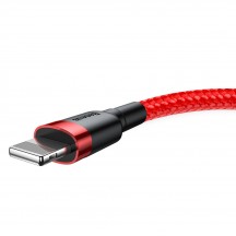 Cablu  Cafule USB to Lightning, 1.5A, 2m - Red CALKLF-C09