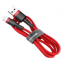 Cablu  Cafule USB to Lightning, 1.5A, 2m - Red CALKLF-C09