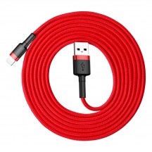 Cablu  Cafule USB to Lightning, 1.5A, 2m - Red CALKLF-C09