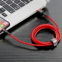 Cablu  Cafule USB to Lightning, 1.5A, 2m - Red CALKLF-C09