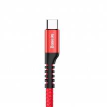 Cablu  Fish Eye Spring USB to Type-C, 2A, 1m - Red CATSR-09
