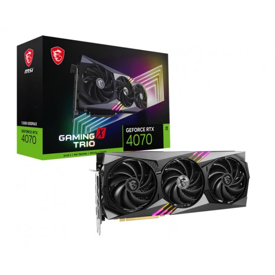 Placa video MSI GeForce RTX 4070 GAMING X TRIO 12G V513-059R