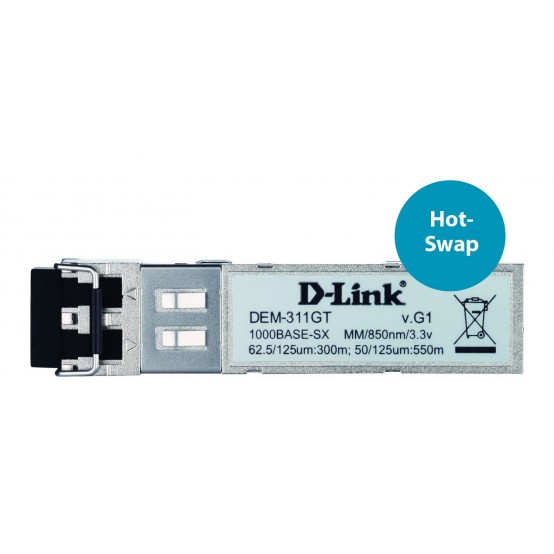 Adaptor D-Link SFP 1000Base-SX Multi-mode Fibre Transceiver DEM-311GT
