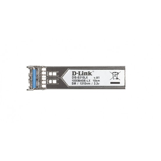 Adaptor D-Link 1-port Mini-GBIC SFP to 1000BaseLX Single-Mode 10km Fibre Transceiver DIS-S310LX