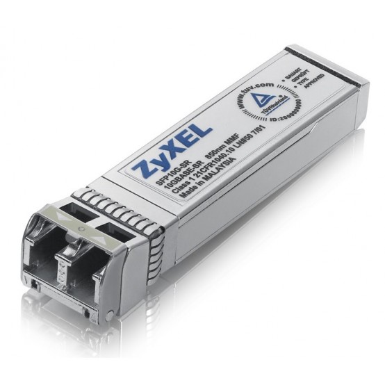 Adaptor ZyXEL 10GBASE-SR SFP+ 850nm 300m DOM Transceiver Module SFP10G-SR-ZZ0101F