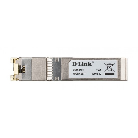 Adaptor D-Link SFP+ 10GBASE-T Copper Transceiver DEM-410T