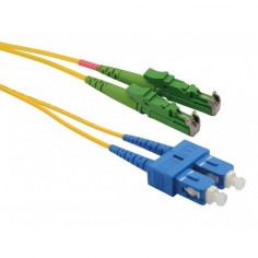 Cablu OPTO Patch cord fibra optica E2000/APC-SC/PC, SM OS2 9/125, manta LSZH 3.0mm, duplex 3m E2000/APC-SC/PC-SM/DX-3
