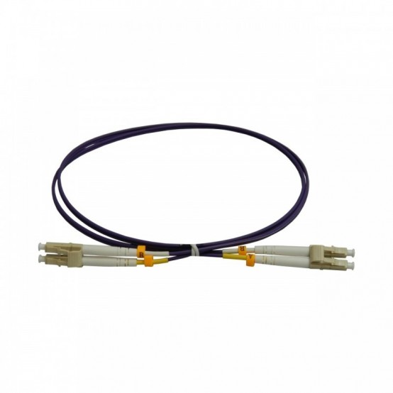 Cablu OPTO Patch cord fibra optica LC/PC-LC/PC, MM OM4 50/125, manta LSZH 2.0mm, duplex 5m LC-LC-MM4/DX-5