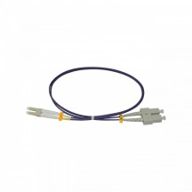 Cablu OPTO Patch cord fibra optica SC/PC-LC/PC, MM OM4 50/125, manta LSZH 2.0mm, duplex 5m SC-LC-MM4/DX-5