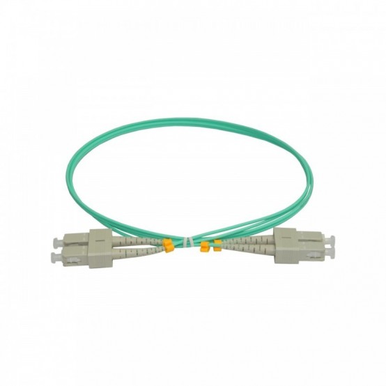 Cablu OPTO Patch cord fibra optica SC/PC-SC/PC, MM OM3 50/125, manta LSZH 2.0mm, duplex 2m SC-SC-MM3/DX-2