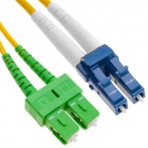 Cablu OPTO Patch cord fibra optica SC/APC-LC/PC, SM OS2 9/125, manta LSZH 3.0mm, duplex 3m SC/APC-LC/PC-SM/DX-3