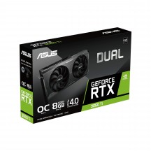 Placa video ASUS Dual GeForce RTX 3060 Ti OC Edition 8GB GDDR6X DUAL-RTX3060TI-O8GD6X