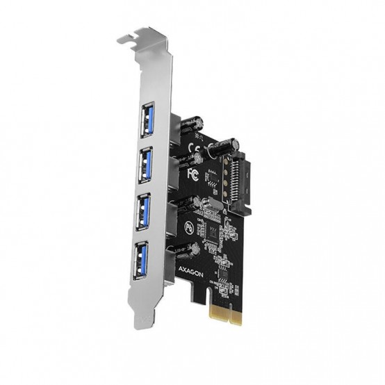 Adaptor Axagon PCIe controller 4x external SuperSpeed USB PCEU-430VL