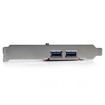 Adaptor StarTech.com 2 Port PCI SuperSpeed (5Gbps) USB 3.0 Adapter Card with SATA Power PCIUSB3S22