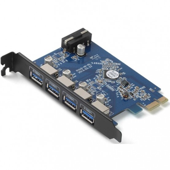 Adaptor Orico 4 Port-uri USB 3.0 PCI-Express Card PVU3-4P