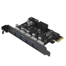 Adaptor Orico 5 Port-uri USB 3.0 PCI-Express Card PVU3-5O2I-V1