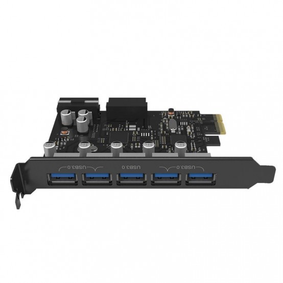 Adaptor Orico 5 Port-uri USB 3.0 PCI-Express Card PVU3-5O2I-V1
