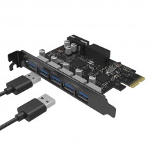 Adaptor Orico 5 Port-uri USB 3.0 PCI-Express Card PVU3-5O2I-V1