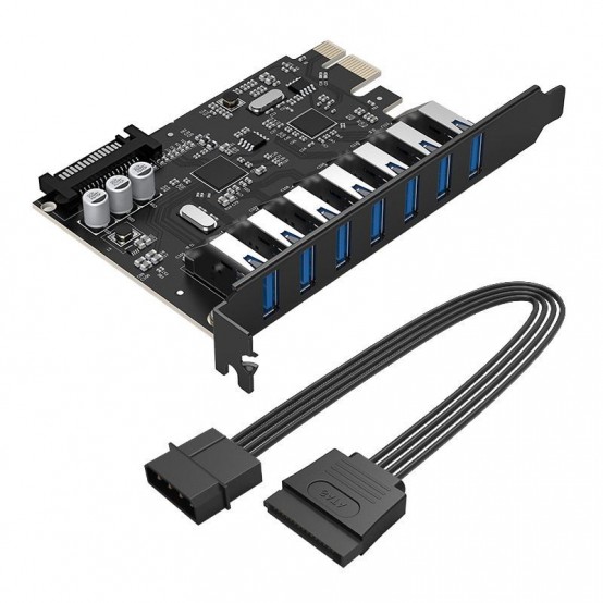 Adaptor Orico 7 Port USB 3.0 PVU3-7U-V1