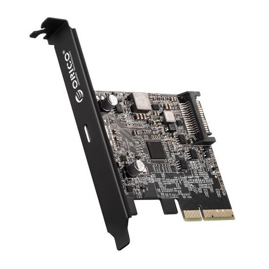 Adaptor Orico 1 port USB 3.2 GEN2x2 Type-C PE20-1C-BK