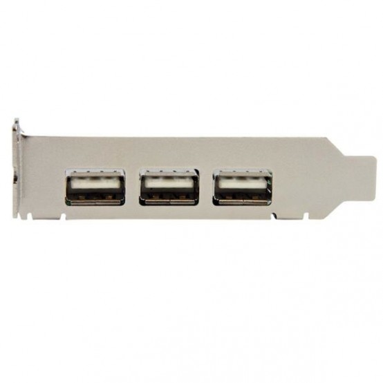 Adaptor StarTech.com 4 Port PCI Express Low Profile High Speed USB Card PEXUSB4DP