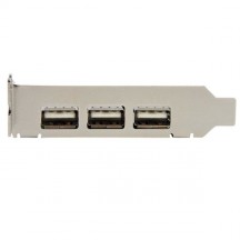 Adaptor StarTech.com 4 Port PCI Express Low Profile High Speed USB Card PEXUSB4DP