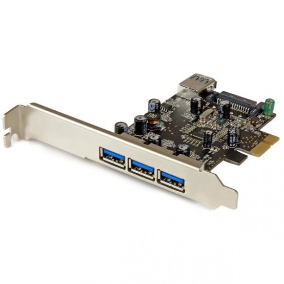 Adaptor StarTech.com 4-Port PCI Express USB 3.0 Card - 5Gbps PEXUSB3S42