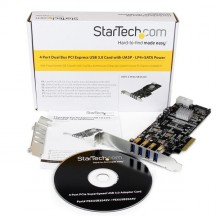 Adaptor StarTech.com 4-Port PCI Express USB 3.0 Card - 5Gbps PEXUSB3S42