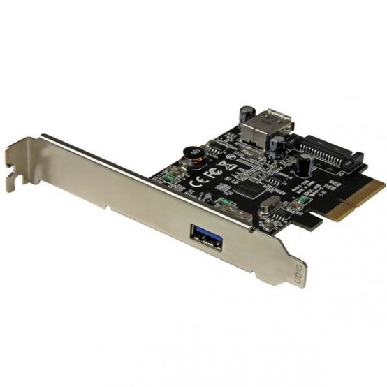 Adaptor StarTech.com 2-Port USB 3.1 (10Gbps) Card - USB-A, 1x External, 1x Internal - PCIe PEXUSB311EI